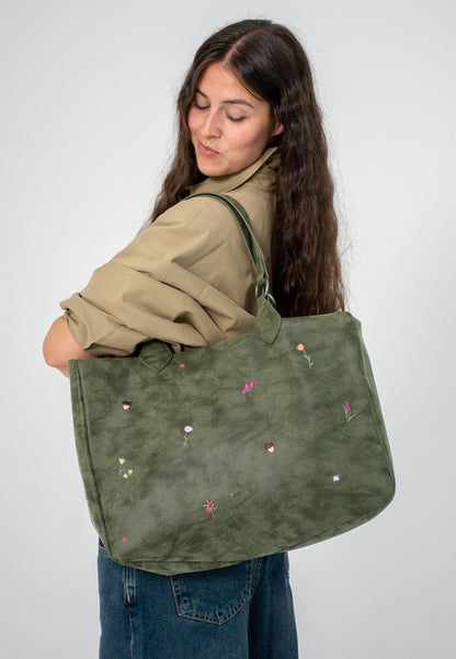 Izzy Vintage Limited Embro Bloom Umhängetasche von Fritzi aus Preussen - Laure Green
