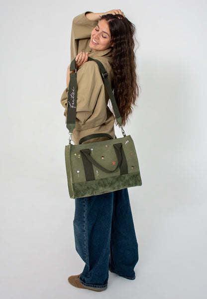 Canvas Tote Bag Limited Embro Bloom Shopper von Fritzi aus Preussen - Laure Green