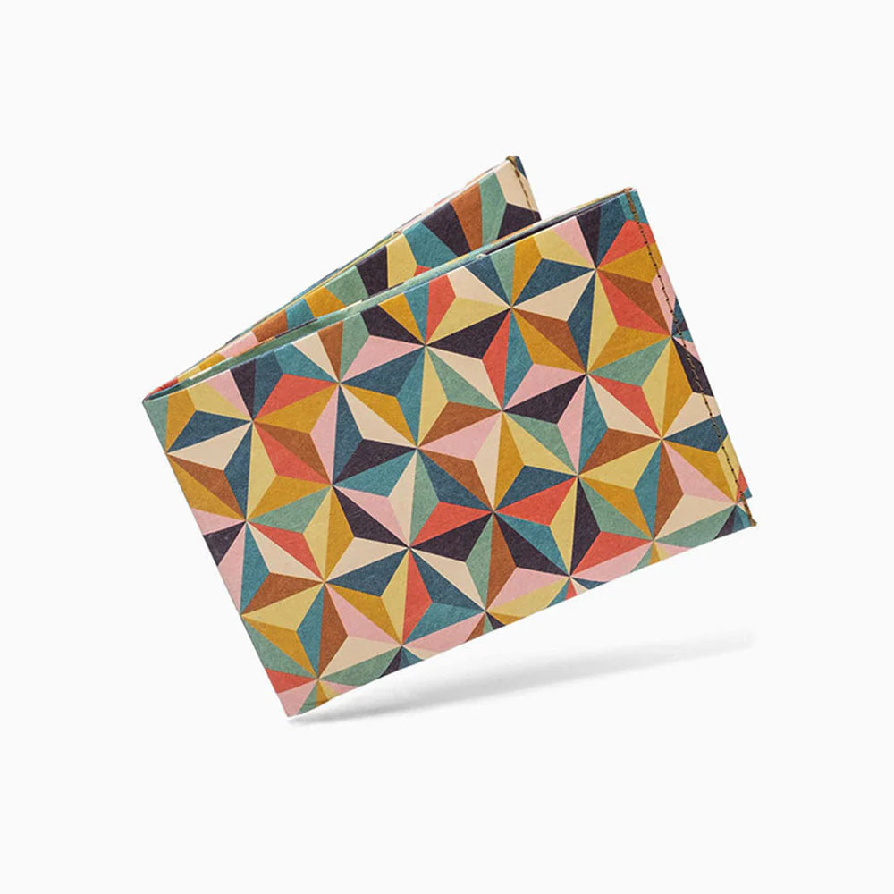 Paprcuts RFID Geldbeutel "Abstract Retro" 1826 aus reißfestem Tyvek - Papier-Alternative