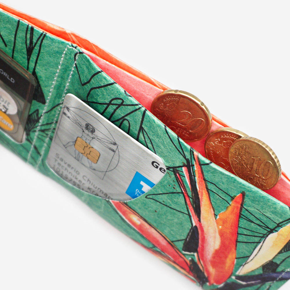 Paprcuts RFID Geldbeutel "Vivid Tucano" 2101 aus reißfestem Tyvek - Papier-Alternative