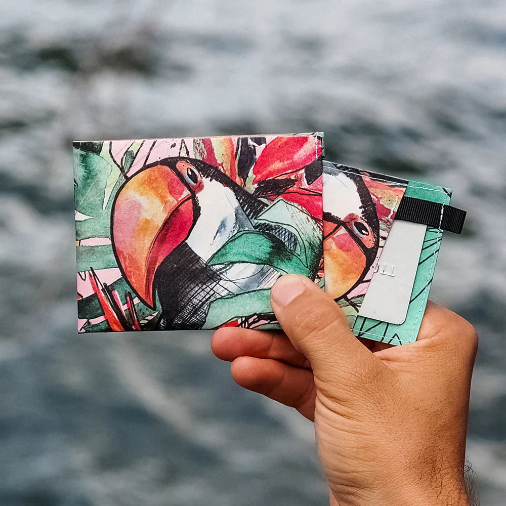 Paprcuts RFID Geldbeutel "Vivid Tucano" 2101 aus reißfestem Tyvek - Papier-Alternative