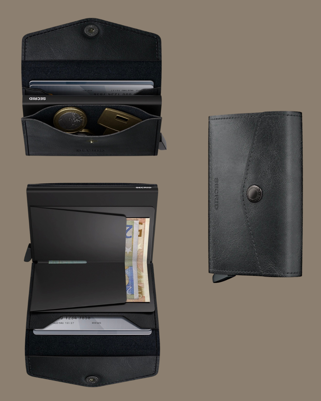 Secrid Envelope vintage black