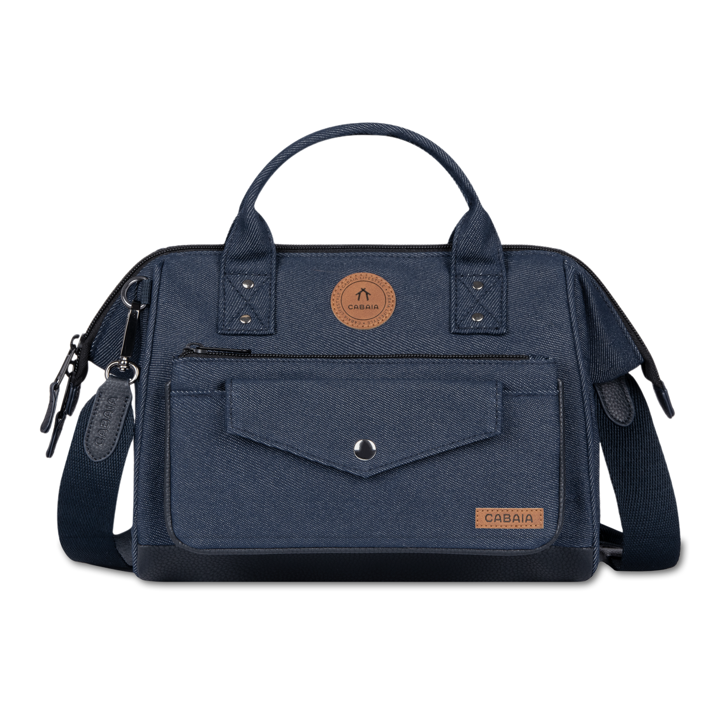 Umhängetasche Crossbody Denim von Cabaia - Laure Green