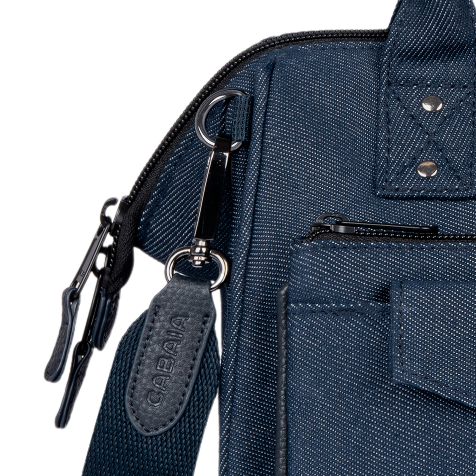 Umhängetasche Crossbody Denim von Cabaia - Laure Green