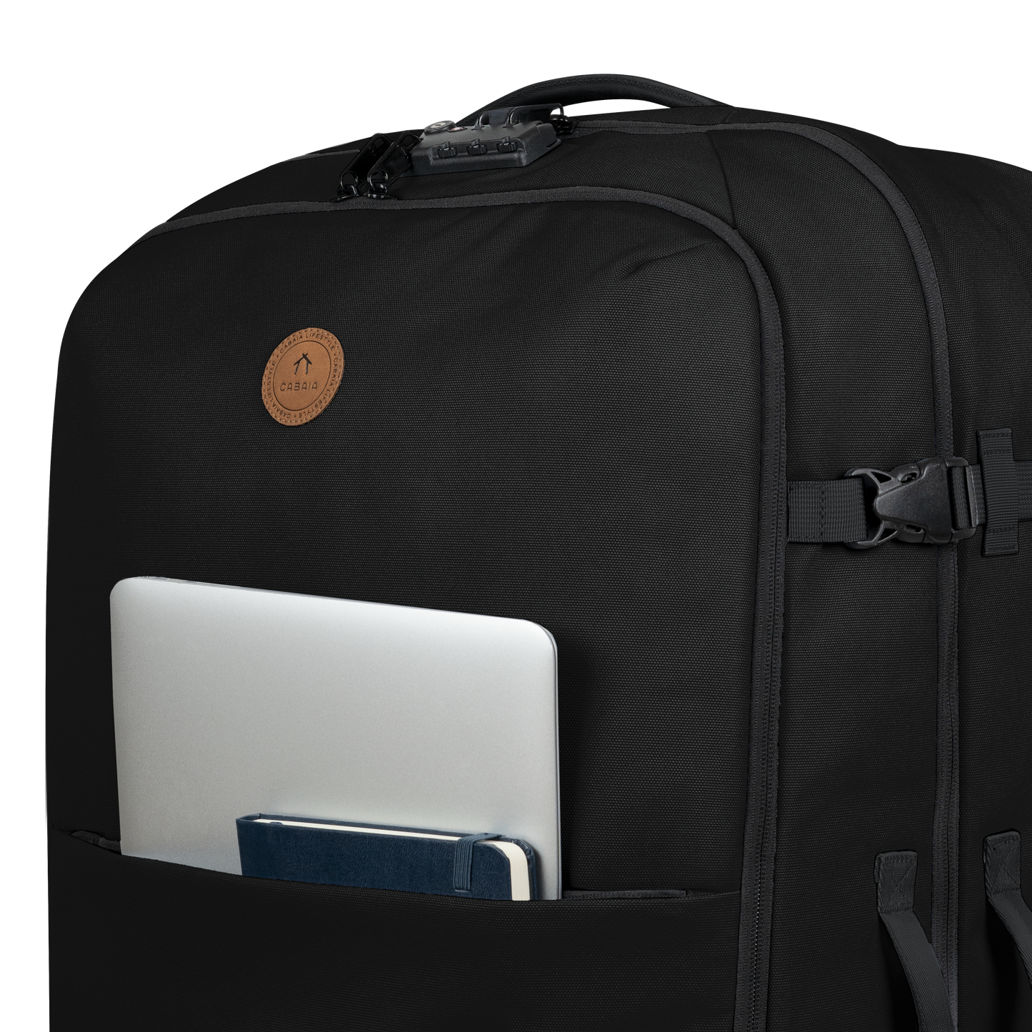 Weichschalenkoffer essentials mit 2 Rollen von Cabaia