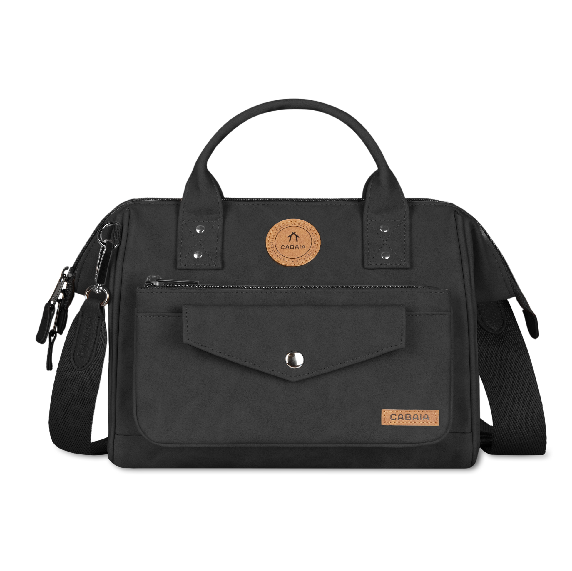 Umhängetasche Crossbody vegan nubuck von Cabaia - Laure Green