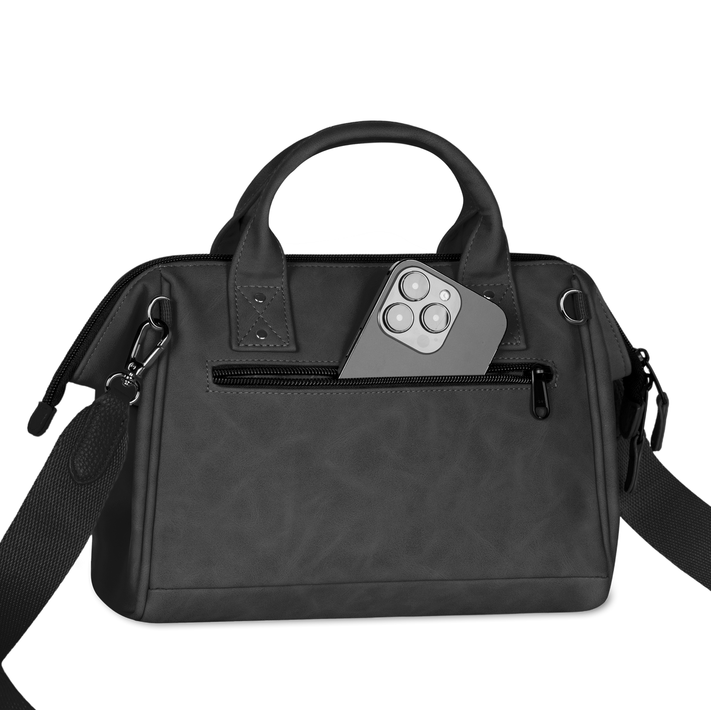 Umhängetasche Crossbody vegan nubuck von Cabaia - Laure Green