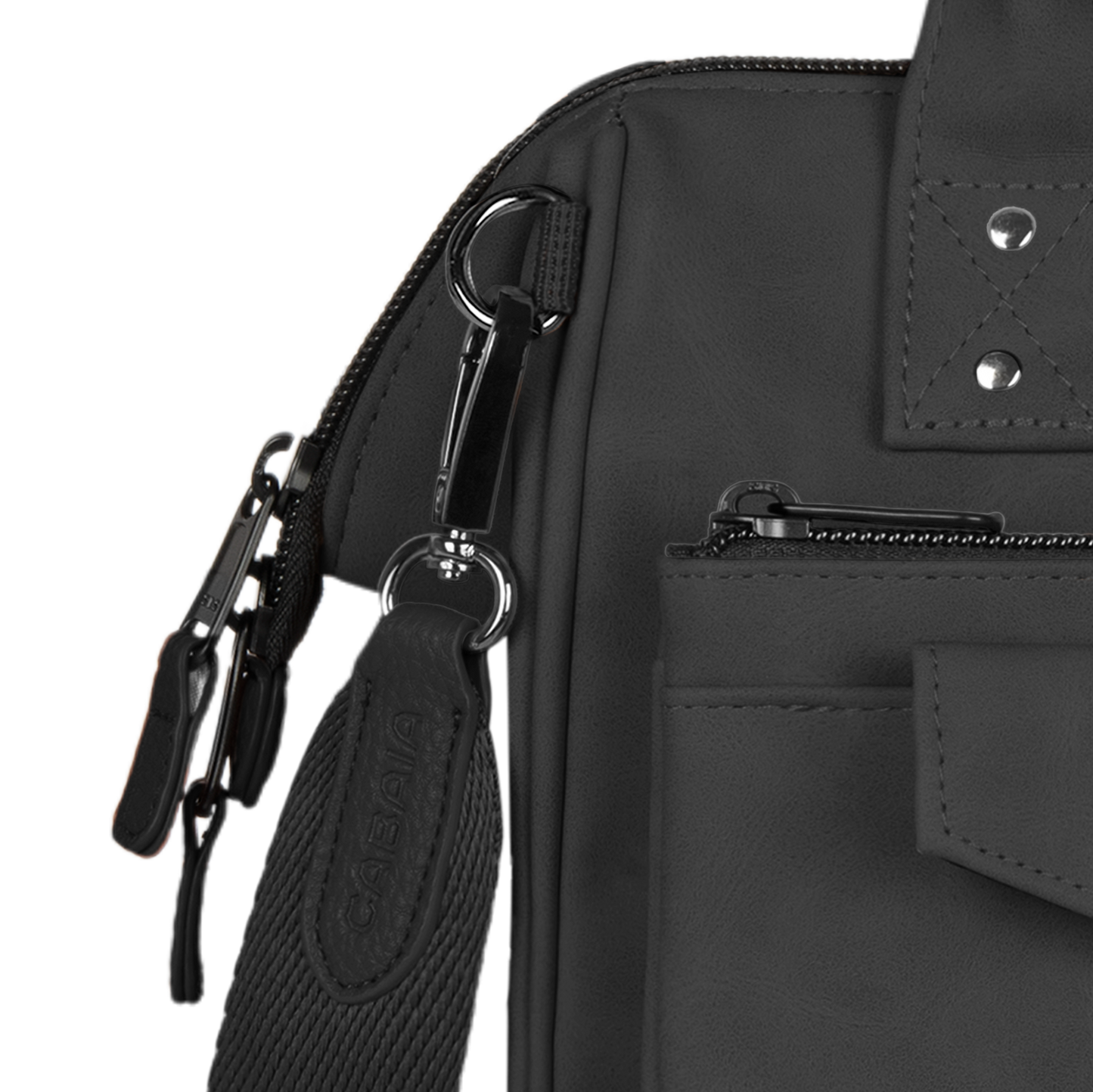 Umhängetasche Crossbody vegan nubuck von Cabaia - Laure Green