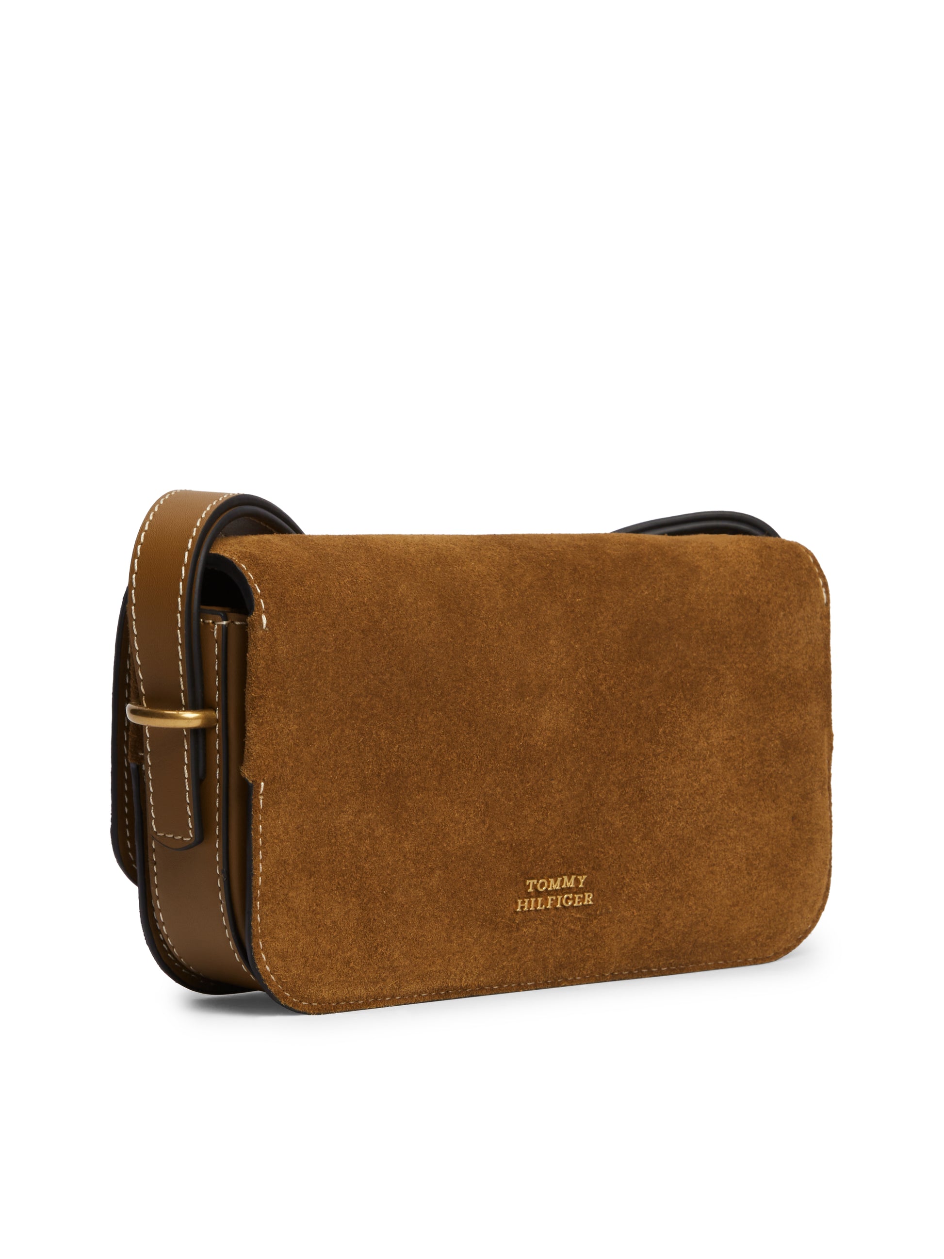 Umhängetasche Script Leather Suede AW0AW19326 von Tommy Hilfiger - Laure Green