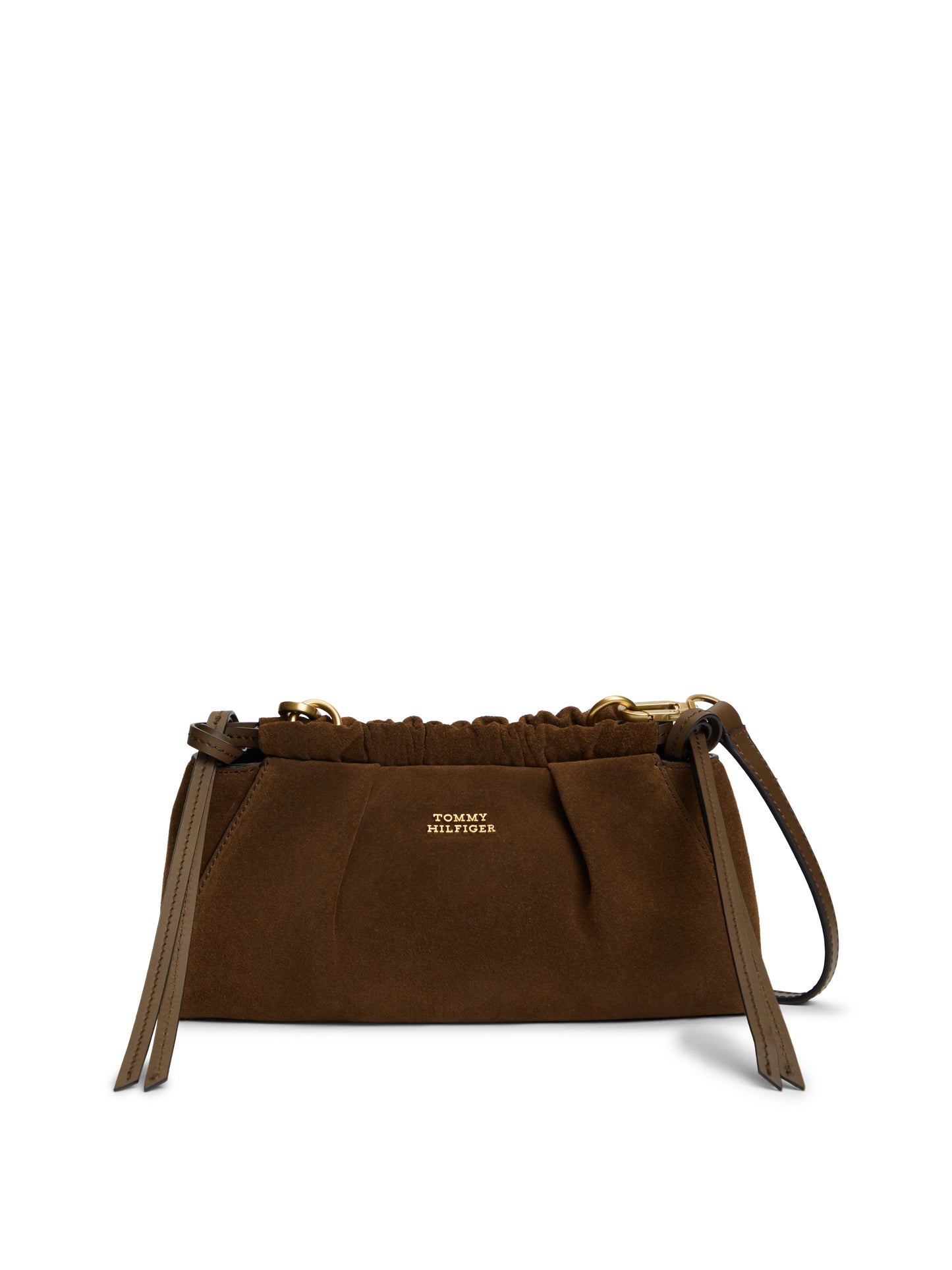 Umhängetasche Soft Leather Mini Suede AW0AW19010 von Tommy Hilfiger - Laure Green
