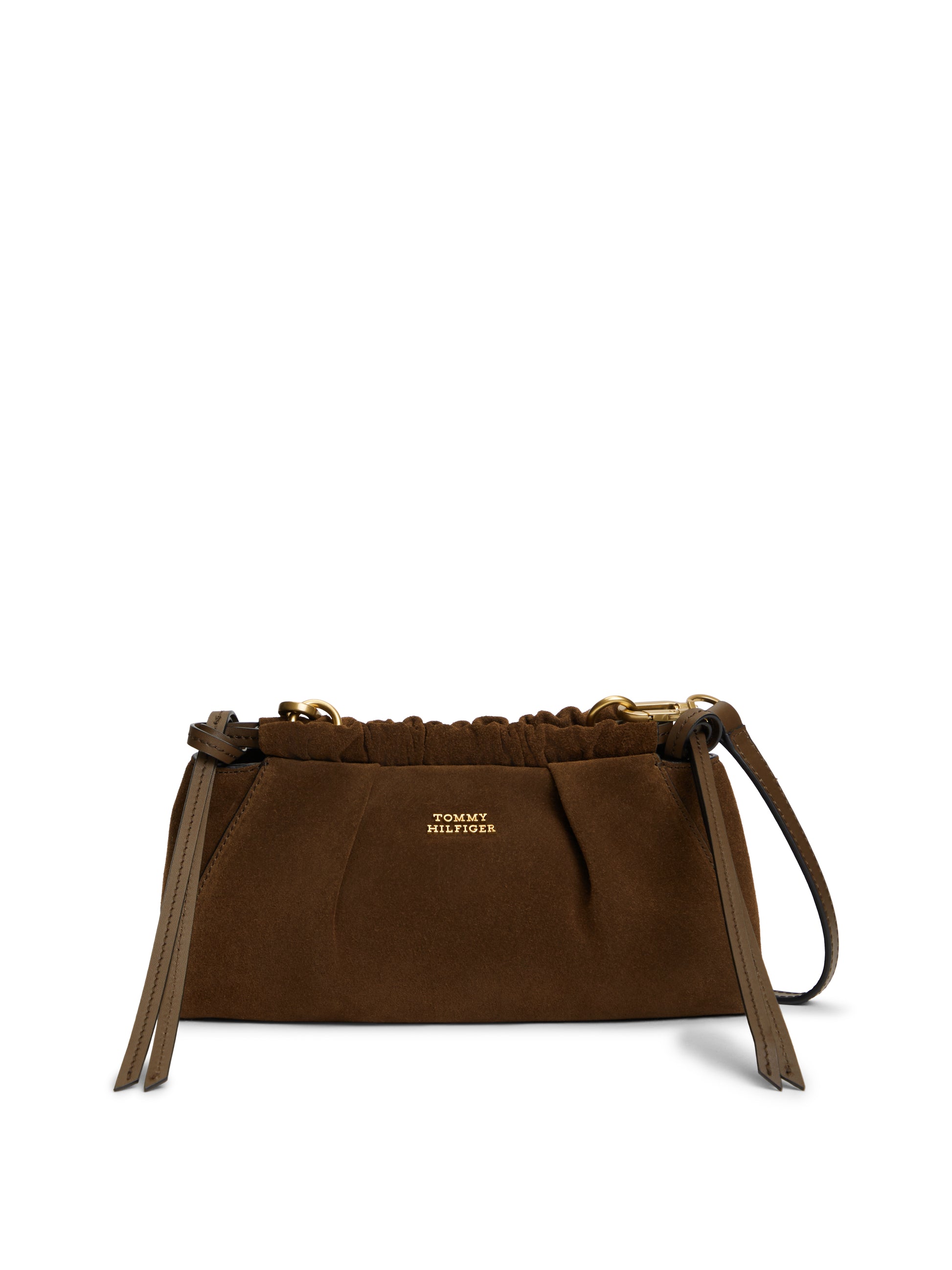 Umhängetasche Soft Leather Mini Suede AW0AW19010 von Tommy Hilfiger - Laure Green
