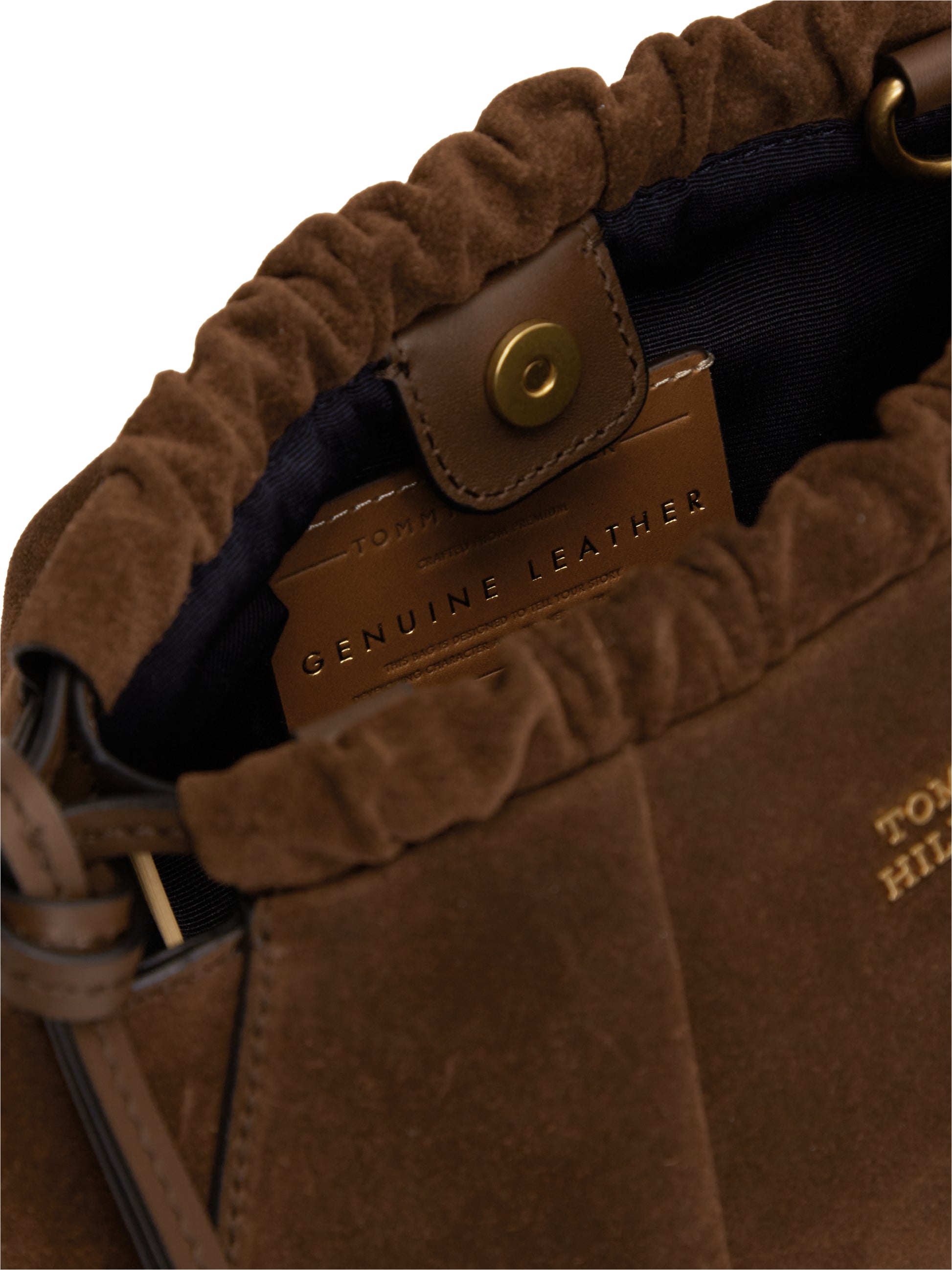Umhängetasche Soft Leather Mini Suede AW0AW19010 von Tommy Hilfiger - Laure Green