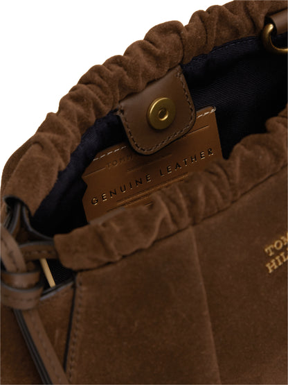 Umhängetasche Soft Leather Mini Suede AW0AW19010 von Tommy Hilfiger - Laure Green