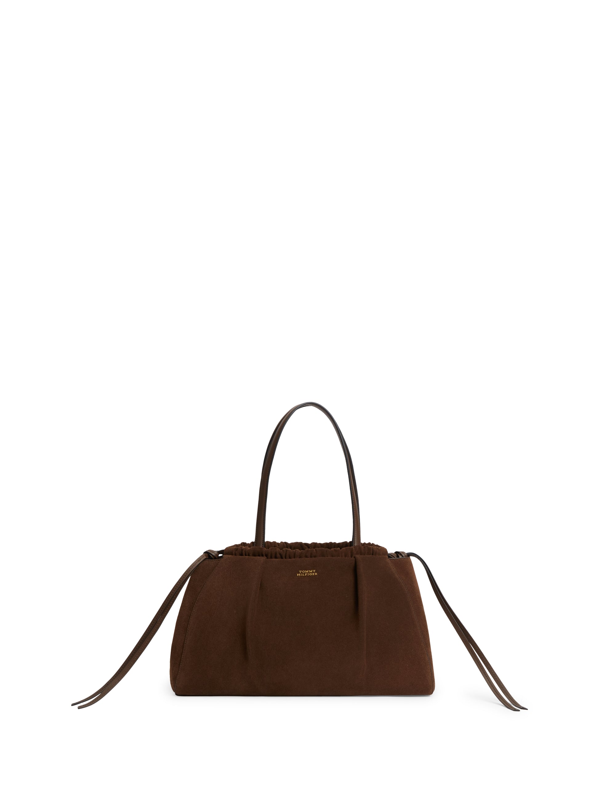 Handtasche Soft Leather Suede AW0AW19013 von Tommy Hilfiger - Laure Green