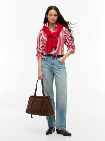 Handtasche Soft Leather Suede AW0AW19013 von Tommy Hilfiger - Laure Green