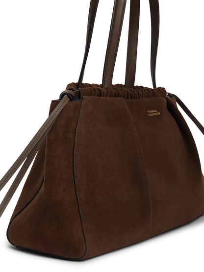 Handtasche Soft Leather Suede AW0AW19013 von Tommy Hilfiger - Laure Green