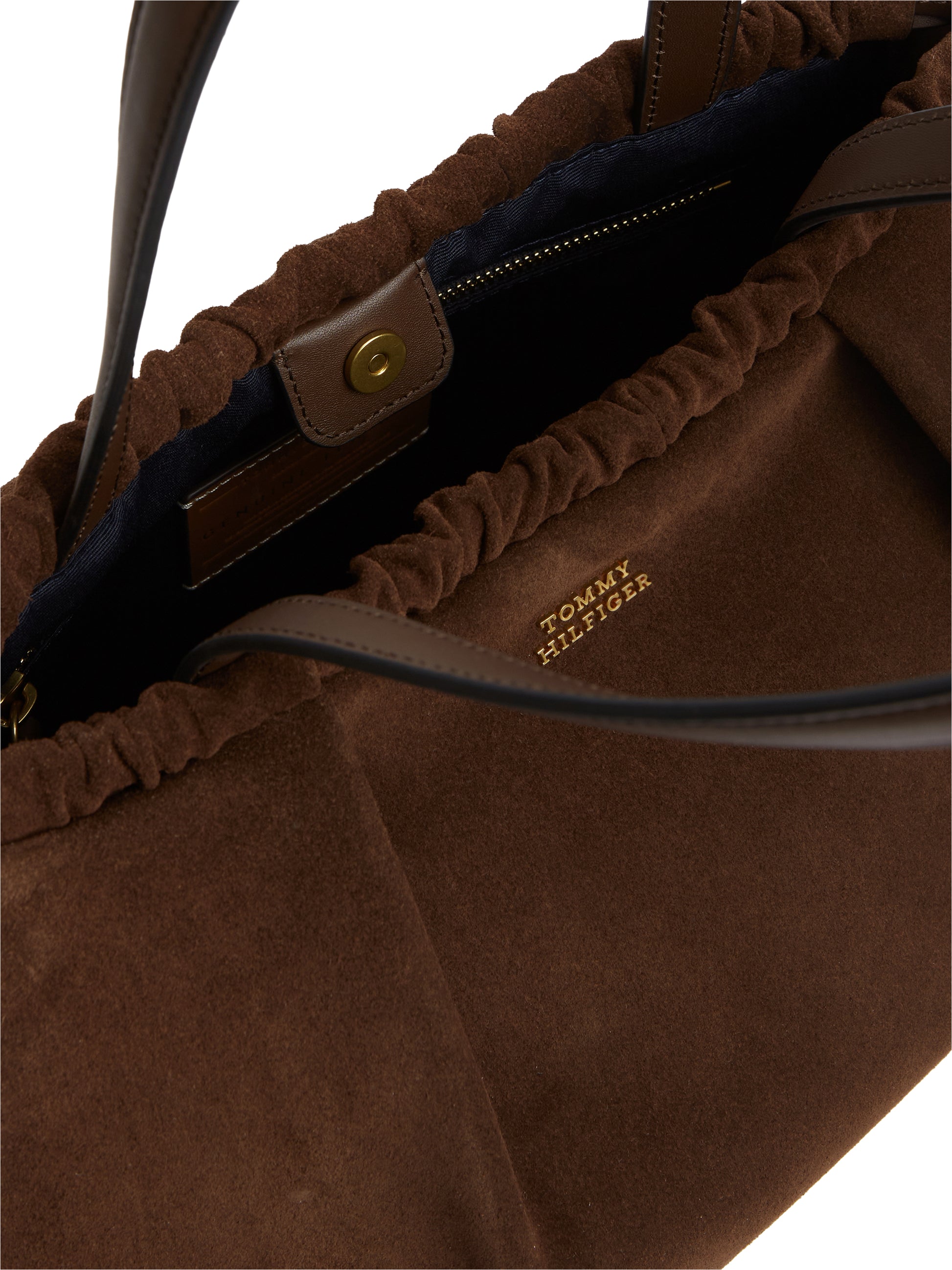 Handtasche Soft Leather Suede AW0AW19013 von Tommy Hilfiger - Laure Green