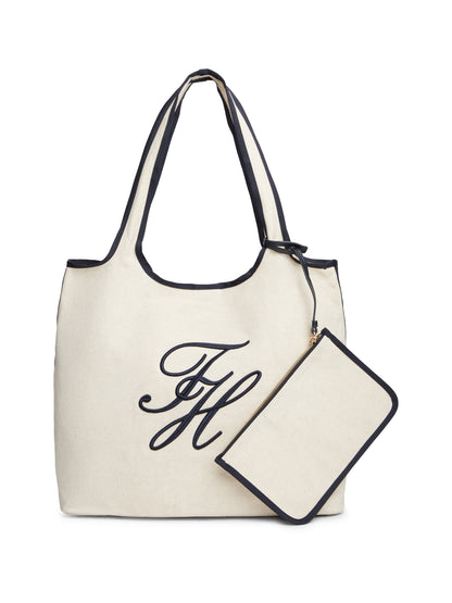 Shopper TH Summer Canvas AW0AW18398 von Tommy Hilfiger - Laure Green