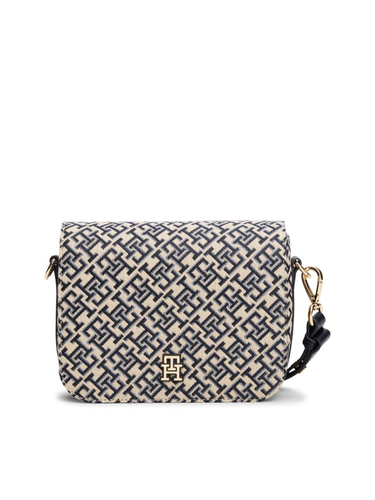 Schultertasche TH Jacquard Flap AW0AW17447 von Tommy Hilfiger