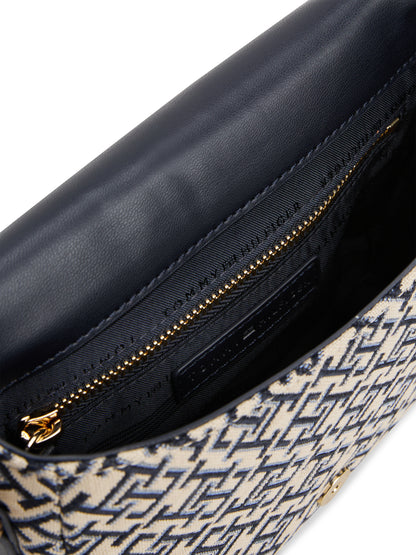 Schultertasche TH Jacquard Flap AW0AW17447 von Tommy Hilfiger