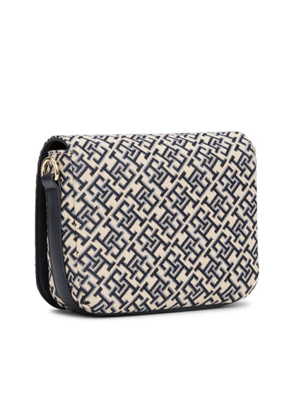 Schultertasche TH Jacquard Flap AW0AW17447 von Tommy Hilfiger