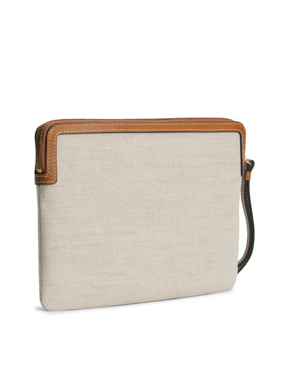 Handgelenktasche TH Script canvas AW0AW18707 von Tommy Hilfiger - Laure Green