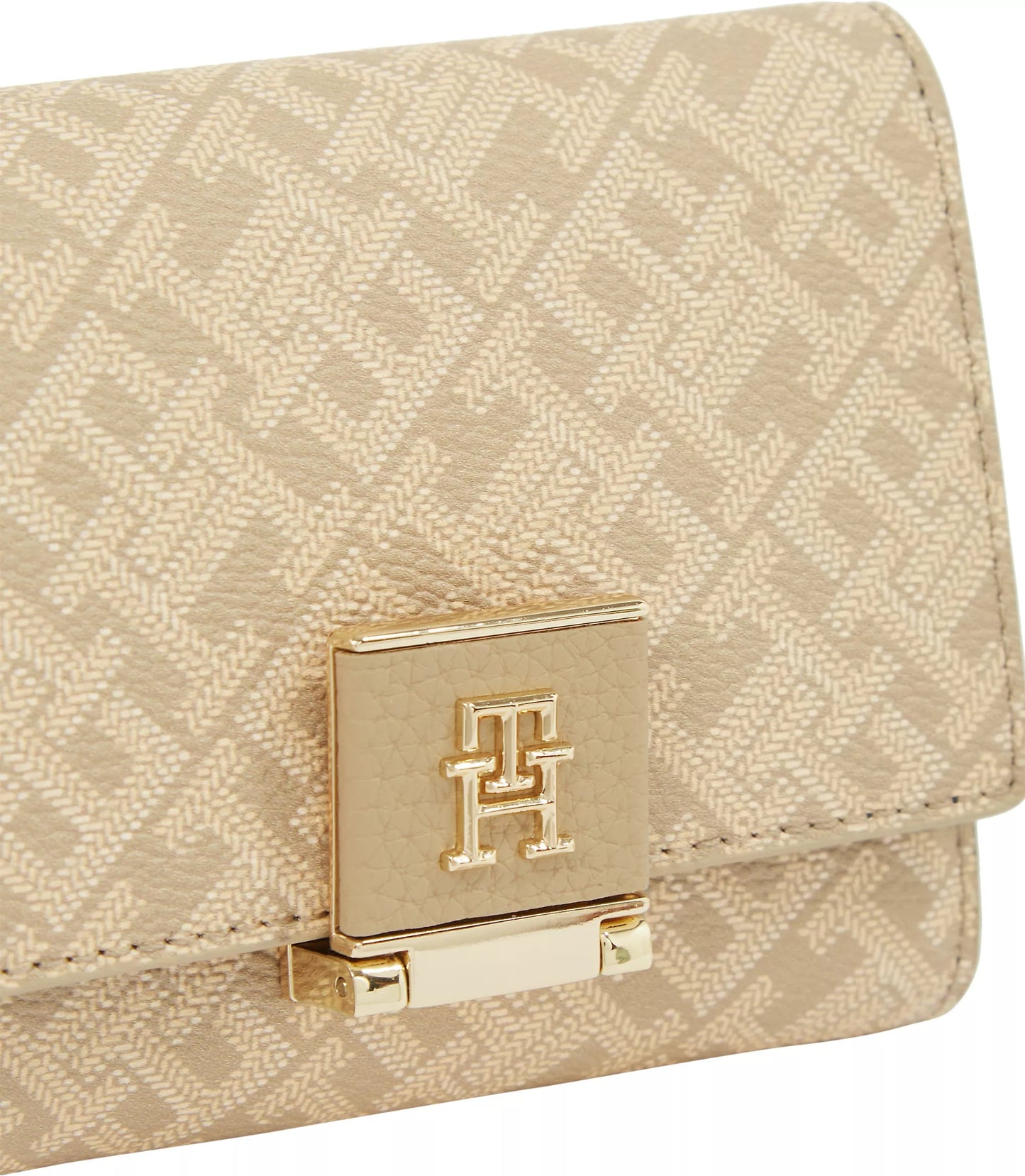 Damenbörse TH Her Med Flap Mono AW0AW17040 von Tommy Hilfiger - Laure Bags and Travel