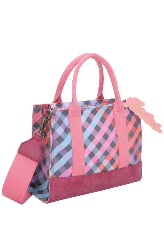 IZZY09 - Limited - Autumn - Check Canvas Shopper von Fritzi aus Preussen - Laure Bags and Travel