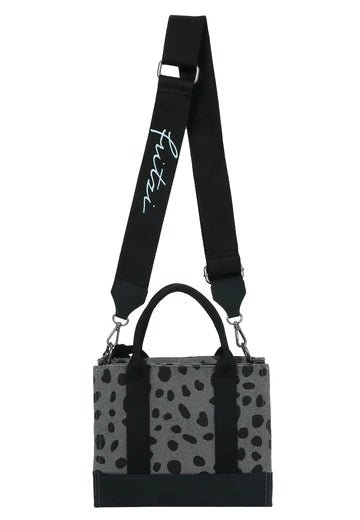 IZZY09 - Limited - Black - Spotty Canvas Shopper von Fritzi aus Preussen - Laure Bags and Travel