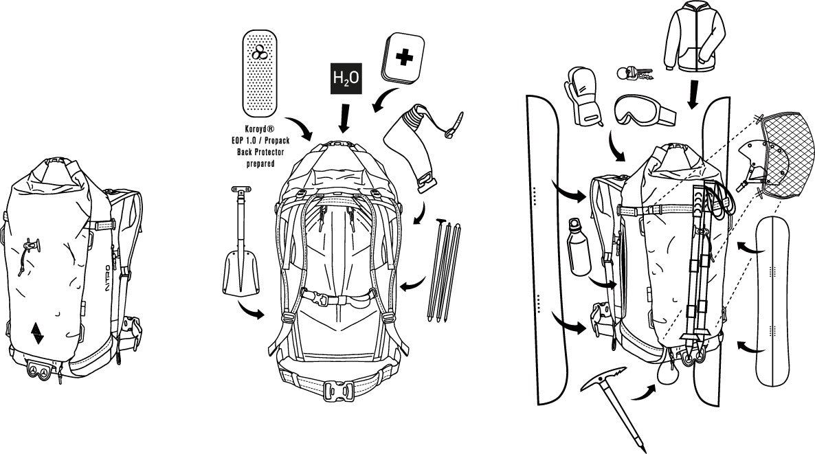 Nitro Splitpack 30 Rucksack 1221878091 von Nitro - Laure Bags and Travel