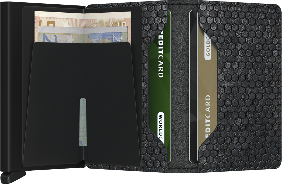 Slimwallet Hexagon SHe Kartenetui von Secrid - Laure Green