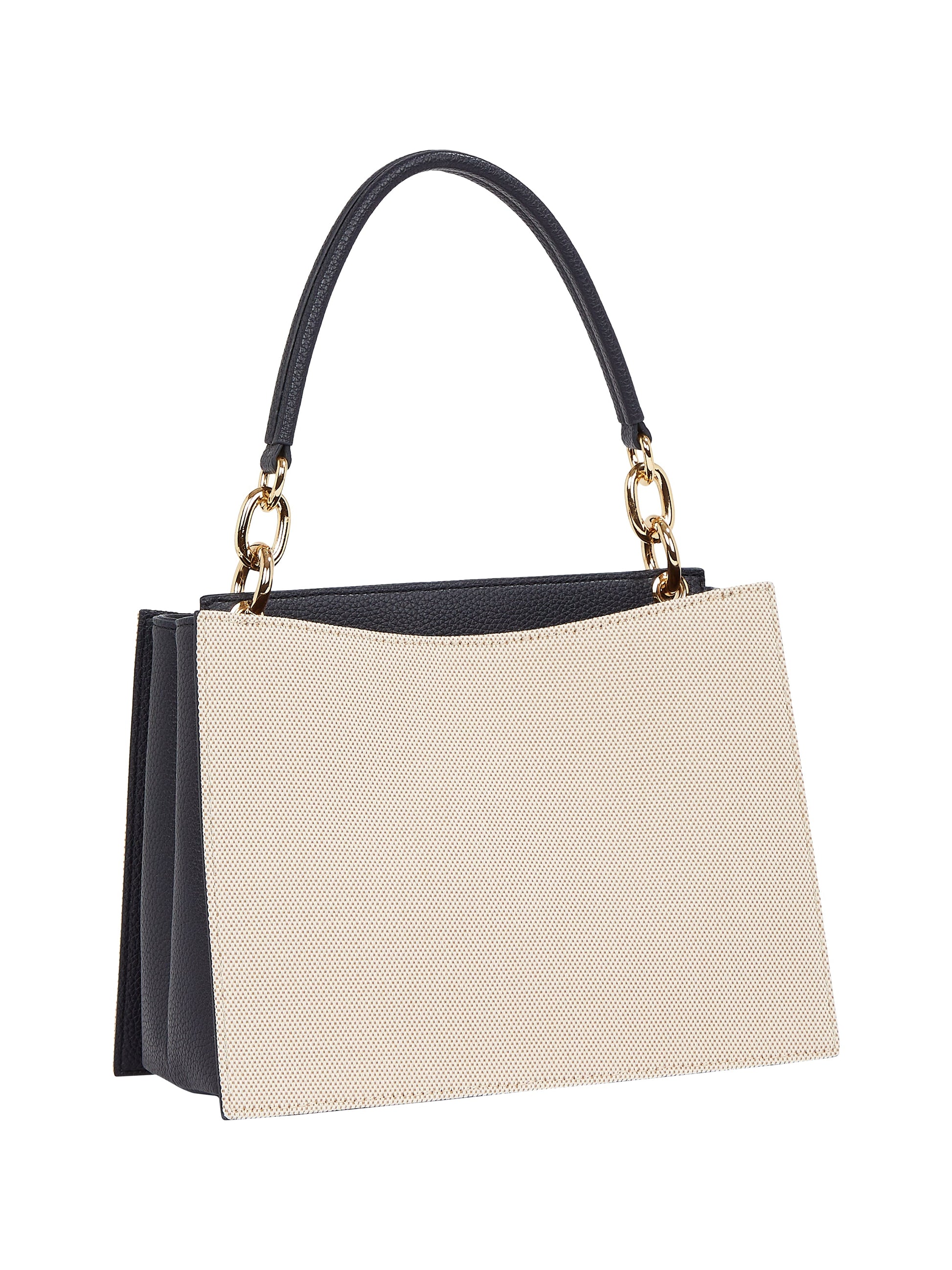 Shopper mini TH Her Canvas Stripe AW0AW17435 von Tommy Hilfiger - Laure Bags and Travel