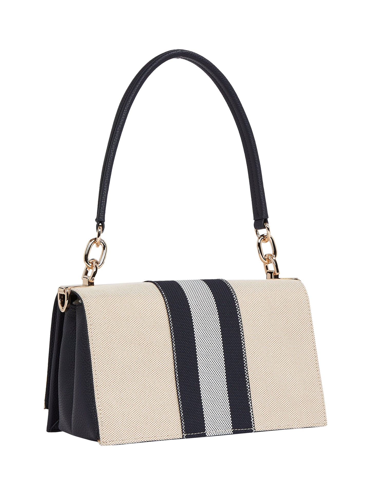 Umhängetasche TH Her Med Canvas Stripe AW0AW17404 von Tommy Hilfiger - Laure Bags and Travel