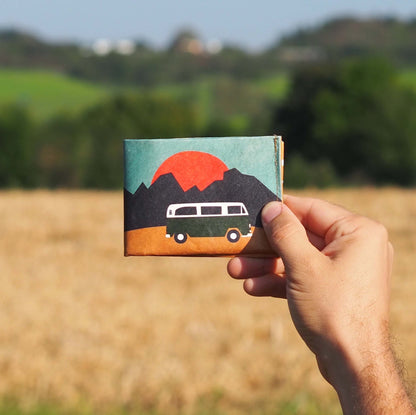 Paprcuts RFID Geldbeutel "Vanlife" 2015 aus reißfestem Tyvek - Papier-Alternative