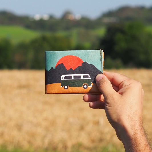 Paprcuts RFID Geldbeutel "Vanlife" 2015 aus reißfestem Tyvek - Papier-Alternative