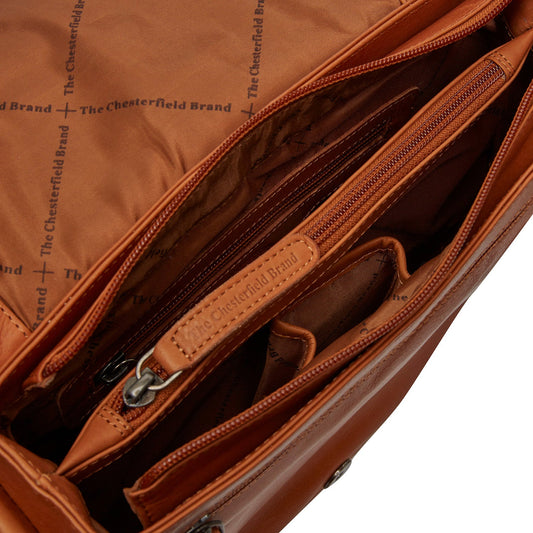 Flapoverbag large Rubio Cow Wax Pull Up - Laure Bags and Travel