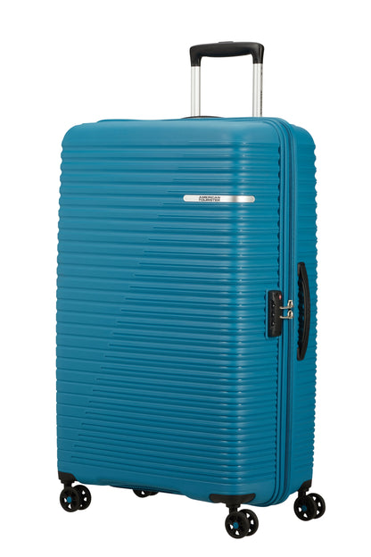 LIFTOFF Trolley mit 4 Rollen Hartschalen Koffer von American Tourister - Laure Bags and Travel