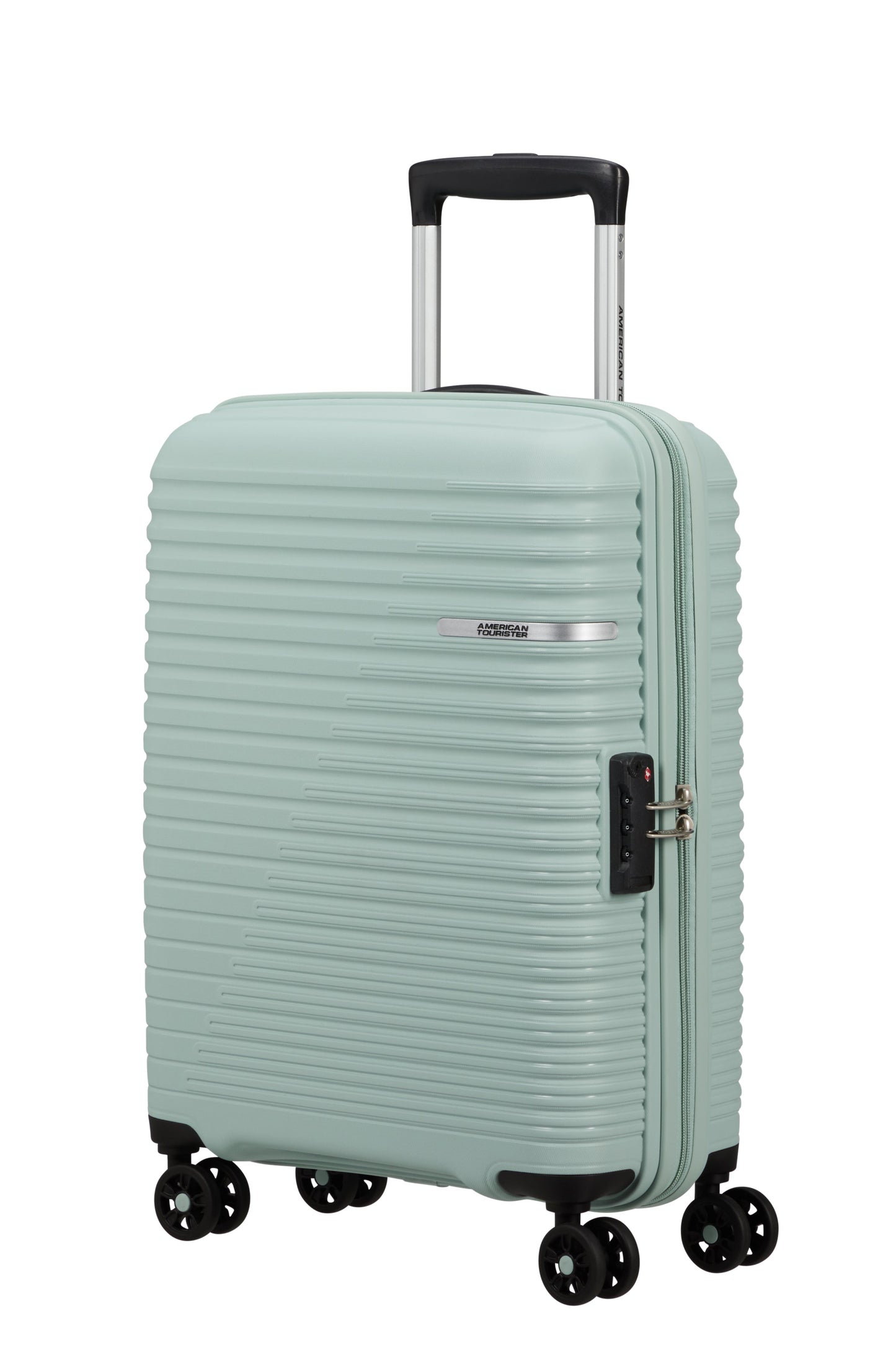 LIFTOFF Trolley mit 4 Rollen Hartschalen Koffer von American Tourister - Laure Bags and Travel