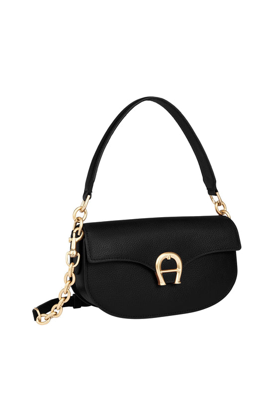 Lorena Mini-Tasche von Aigner black seitlich - Laure Bags and Travel