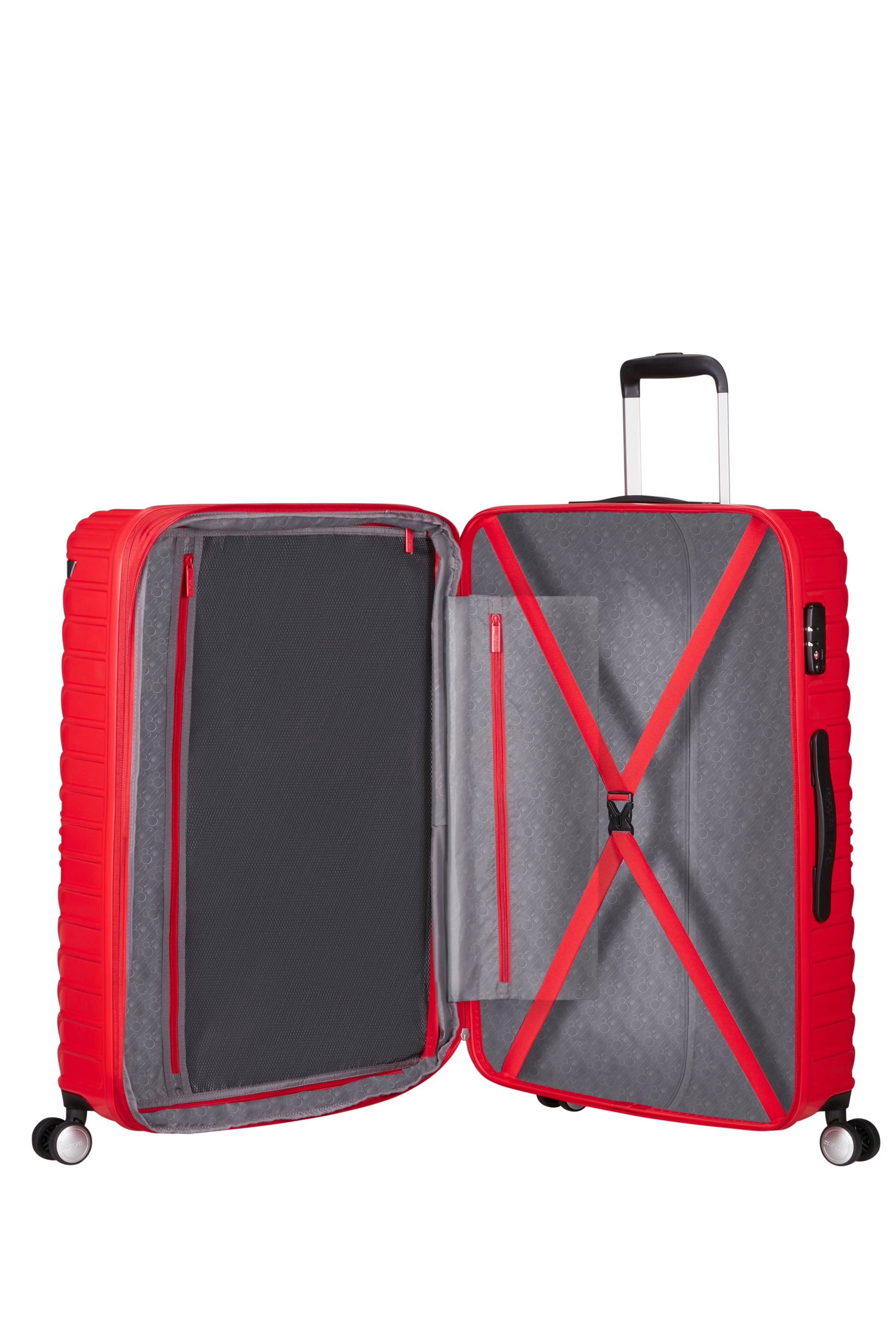 MICKEY CLOUDS Spinner mit 4 Rollen Hartschalen Koffer von American Tourister - Laure Bags and Travel