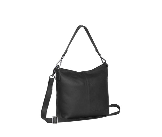Shoulderbag / Hobo small Jen Cow Wax Pull Up - Laure Bags and Travel