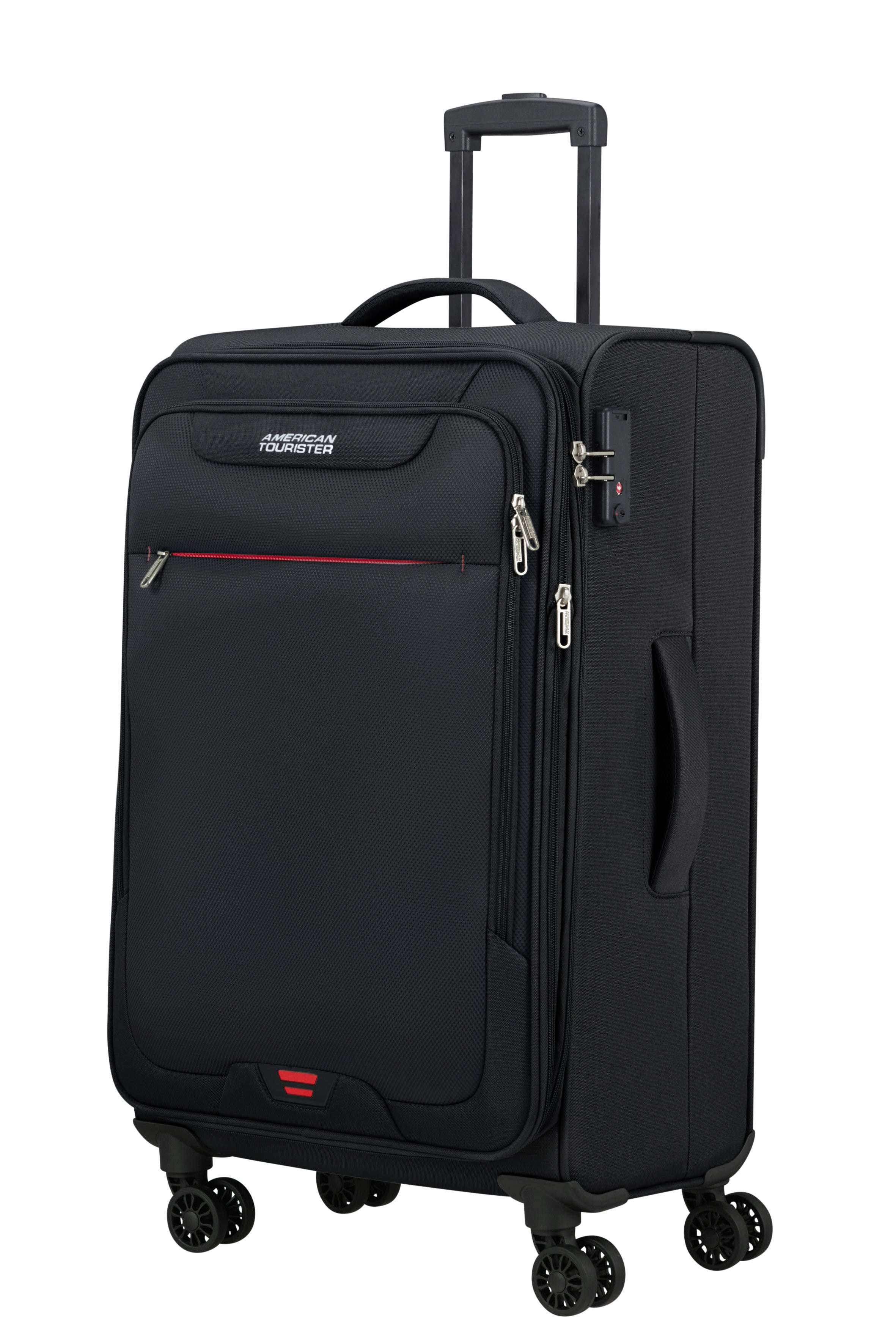 STREET ROLL Trolley mit 4 Rollen Weichgepack Koffer von American Tourister black 68x44x28 30